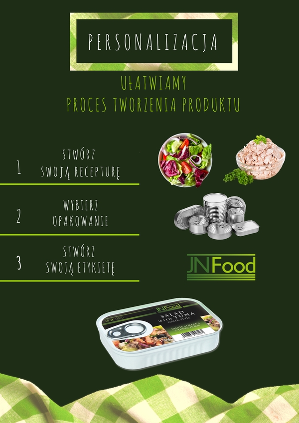 personalizacja produktu - JN Food